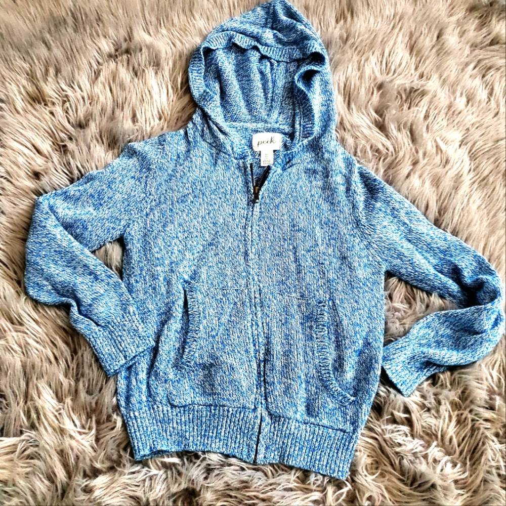 Peek Girls zip up hoodie sweater sz.10